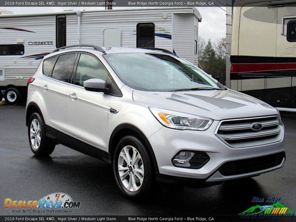 2019 Ford Escape SEL 4WD Ingot Silver / Medium Light Stone Photo #7