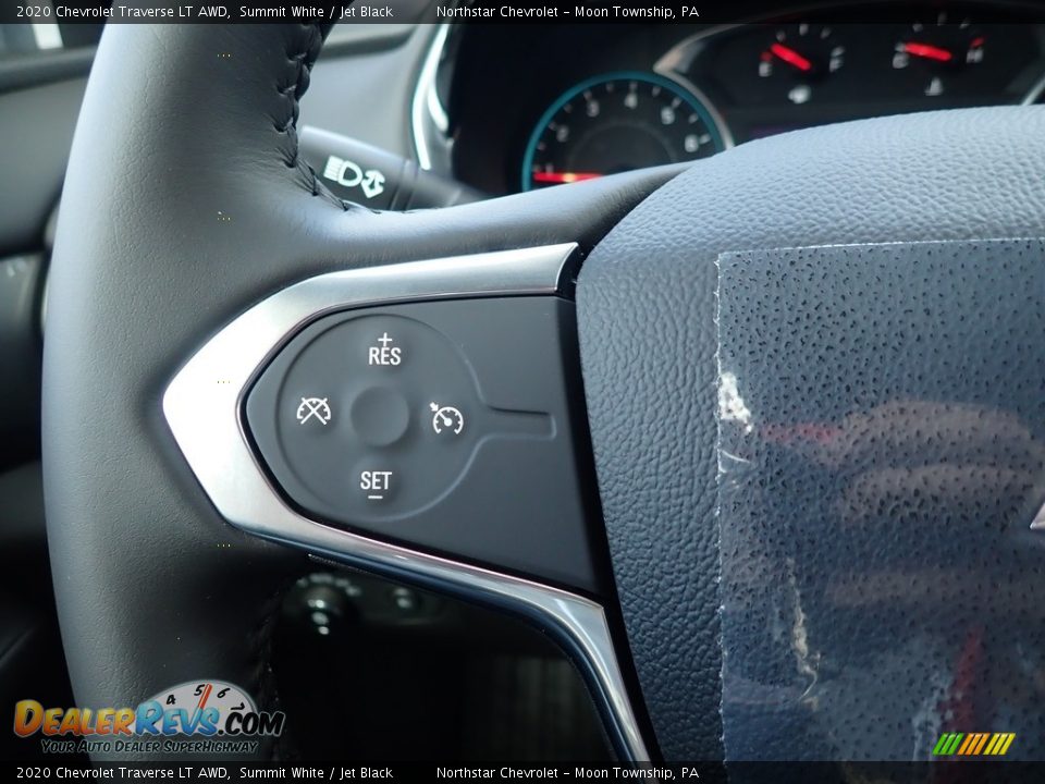 2020 Chevrolet Traverse LT AWD Summit White / Jet Black Photo #19