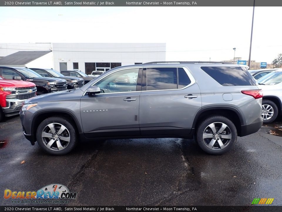 2020 Chevrolet Traverse LT AWD Satin Steel Metallic / Jet Black Photo #2