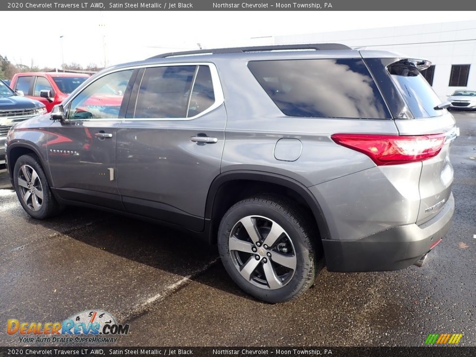 2020 Chevrolet Traverse LT AWD Satin Steel Metallic / Jet Black Photo #3