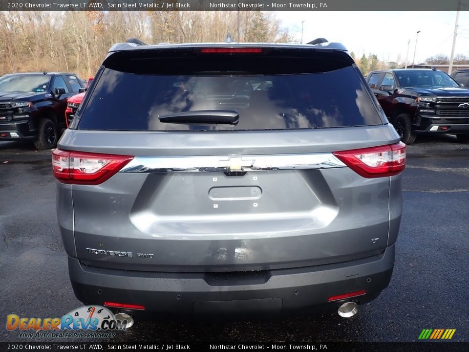 2020 Chevrolet Traverse LT AWD Satin Steel Metallic / Jet Black Photo #4