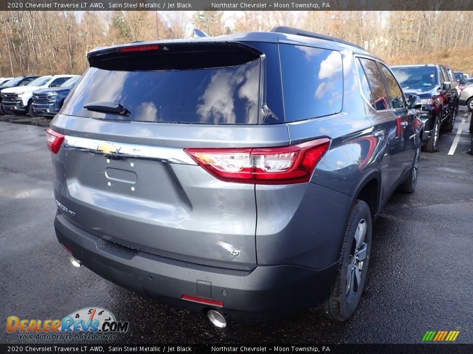 2020 Chevrolet Traverse LT AWD Satin Steel Metallic / Jet Black Photo #5