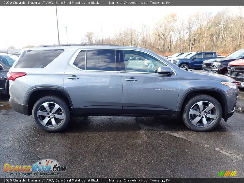 2020 Chevrolet Traverse LT AWD Satin Steel Metallic / Jet Black Photo #6