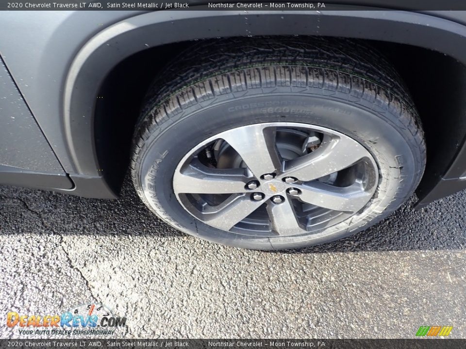 2020 Chevrolet Traverse LT AWD Satin Steel Metallic / Jet Black Photo #9