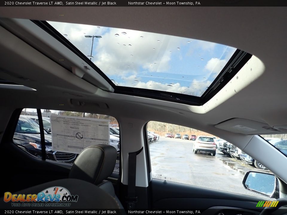 2020 Chevrolet Traverse LT AWD Satin Steel Metallic / Jet Black Photo #12
