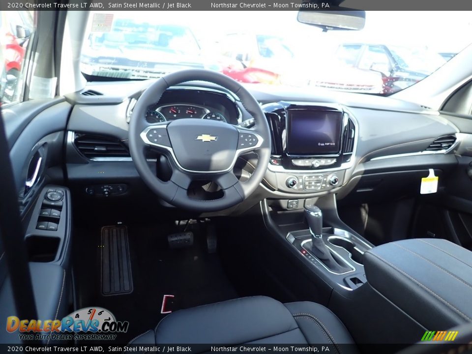 2020 Chevrolet Traverse LT AWD Satin Steel Metallic / Jet Black Photo #14