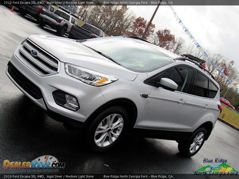 2019 Ford Escape SEL 4WD Ingot Silver / Medium Light Stone Photo #30