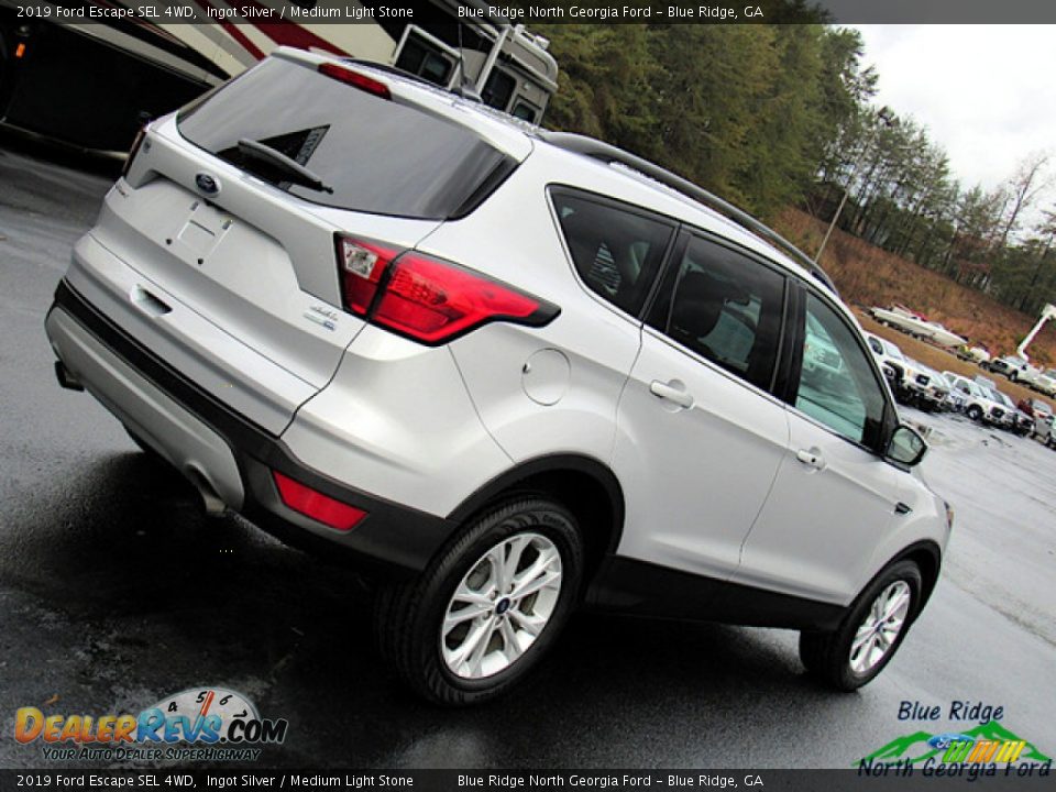 2019 Ford Escape SEL 4WD Ingot Silver / Medium Light Stone Photo #32