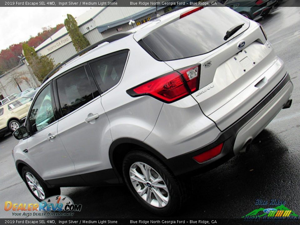 2019 Ford Escape SEL 4WD Ingot Silver / Medium Light Stone Photo #33