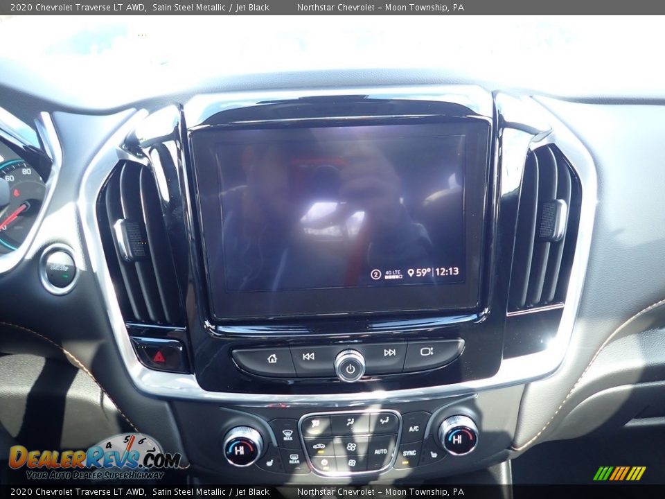 2020 Chevrolet Traverse LT AWD Satin Steel Metallic / Jet Black Photo #18