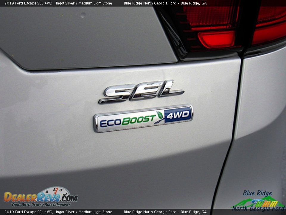 2019 Ford Escape SEL 4WD Ingot Silver / Medium Light Stone Photo #35