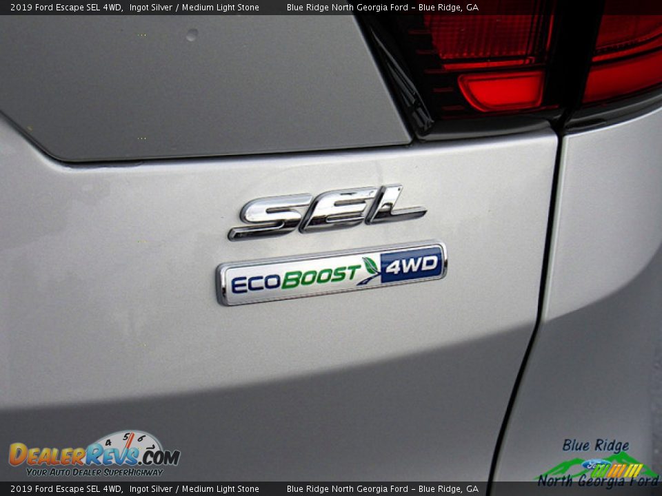 2019 Ford Escape SEL 4WD Ingot Silver / Medium Light Stone Photo #35