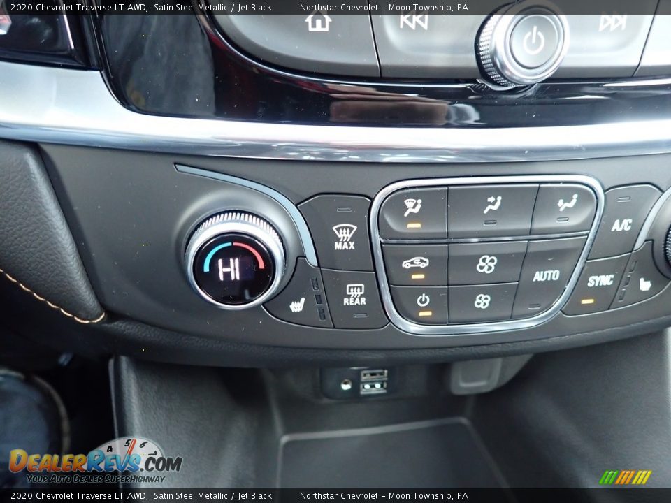 2020 Chevrolet Traverse LT AWD Satin Steel Metallic / Jet Black Photo #20
