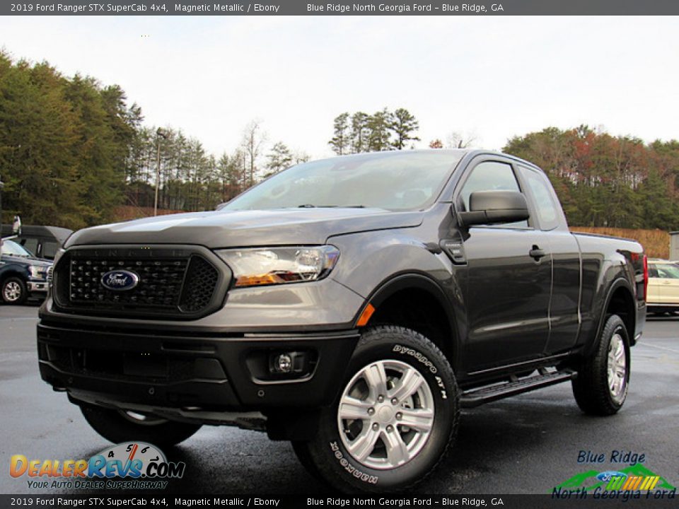 2019 Ford Ranger STX SuperCab 4x4 Magnetic Metallic / Ebony Photo #1