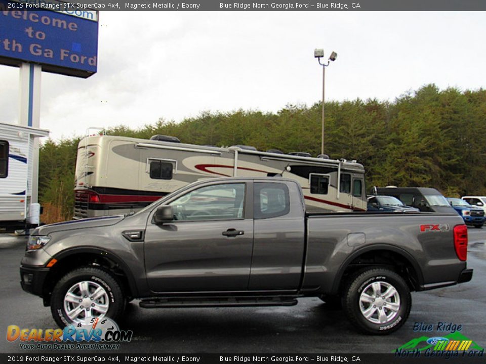 2019 Ford Ranger STX SuperCab 4x4 Magnetic Metallic / Ebony Photo #2