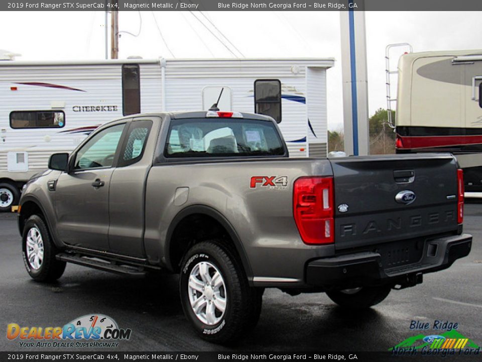 2019 Ford Ranger STX SuperCab 4x4 Magnetic Metallic / Ebony Photo #3