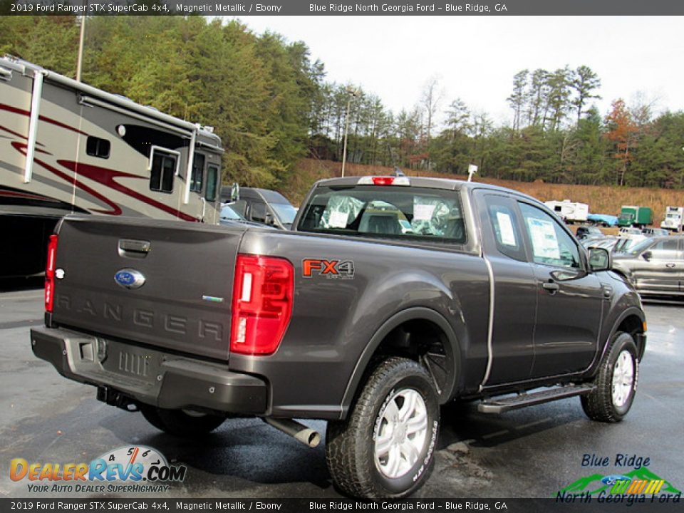 2019 Ford Ranger STX SuperCab 4x4 Magnetic Metallic / Ebony Photo #5