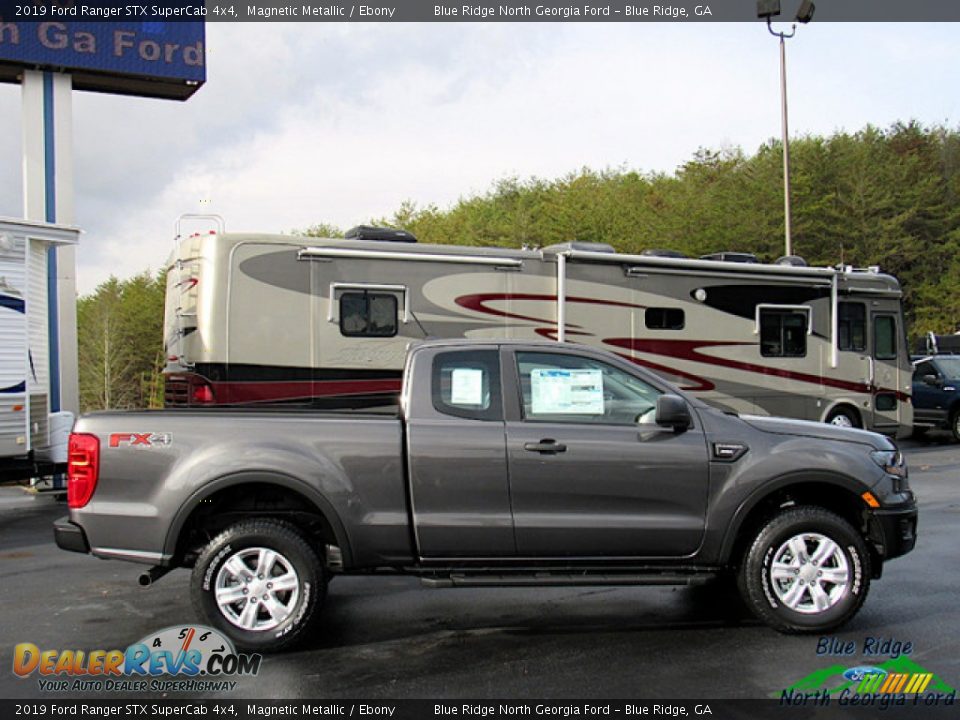 2019 Ford Ranger STX SuperCab 4x4 Magnetic Metallic / Ebony Photo #6