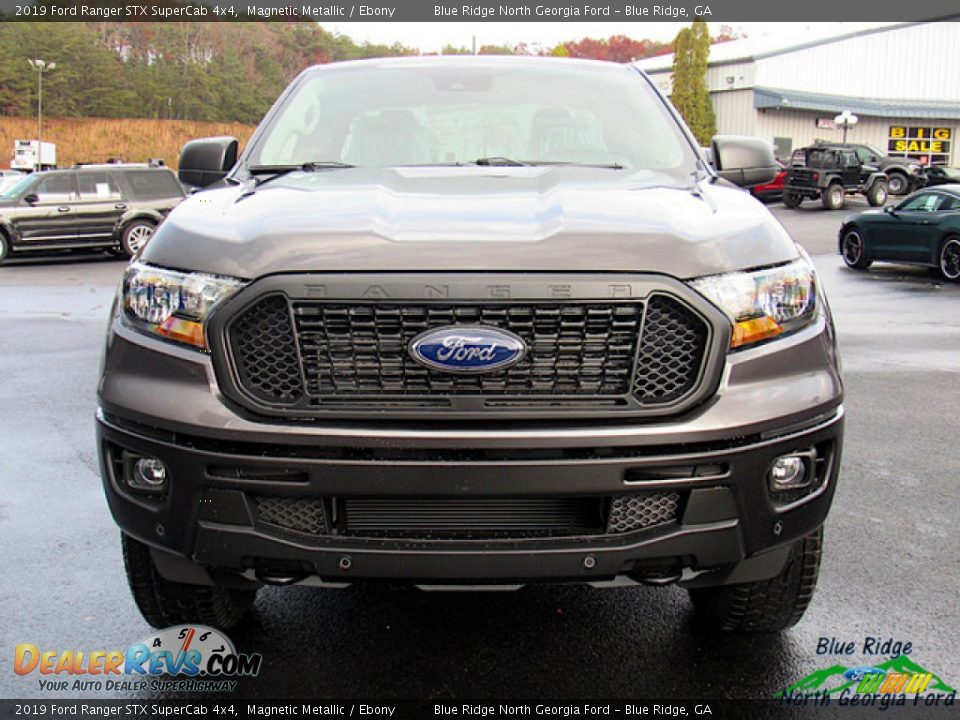 2019 Ford Ranger STX SuperCab 4x4 Magnetic Metallic / Ebony Photo #8