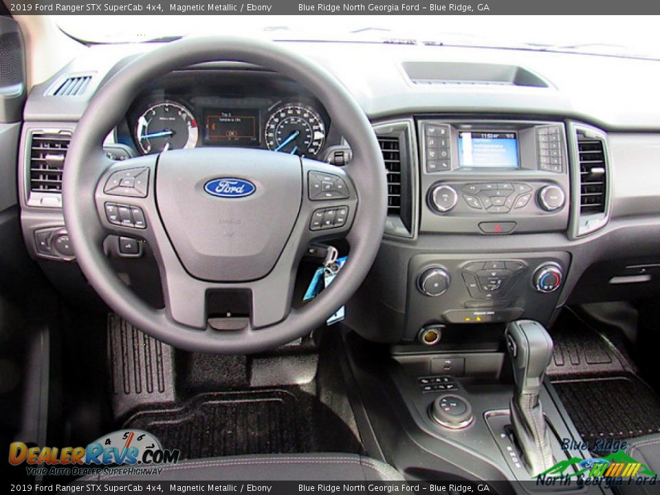 2019 Ford Ranger STX SuperCab 4x4 Magnetic Metallic / Ebony Photo #15