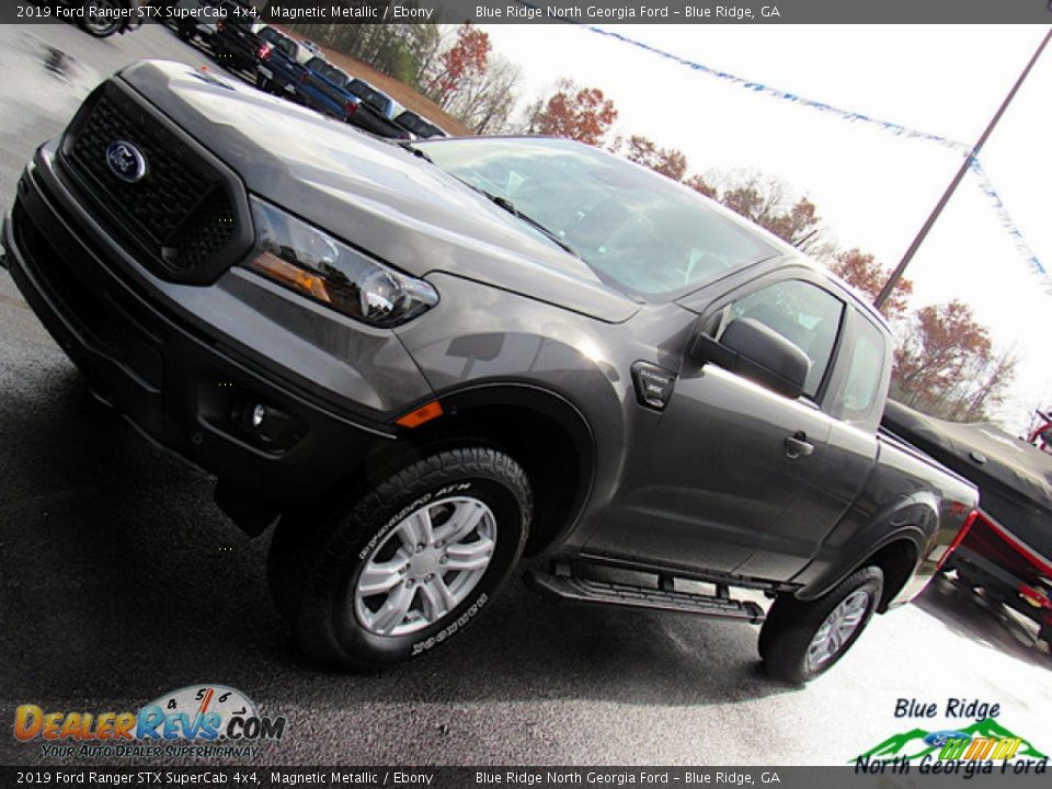 2019 Ford Ranger STX SuperCab 4x4 Magnetic Metallic / Ebony Photo #29