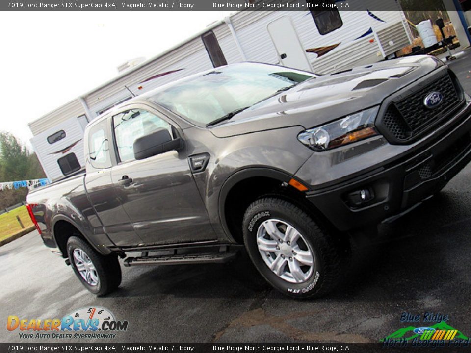 2019 Ford Ranger STX SuperCab 4x4 Magnetic Metallic / Ebony Photo #30