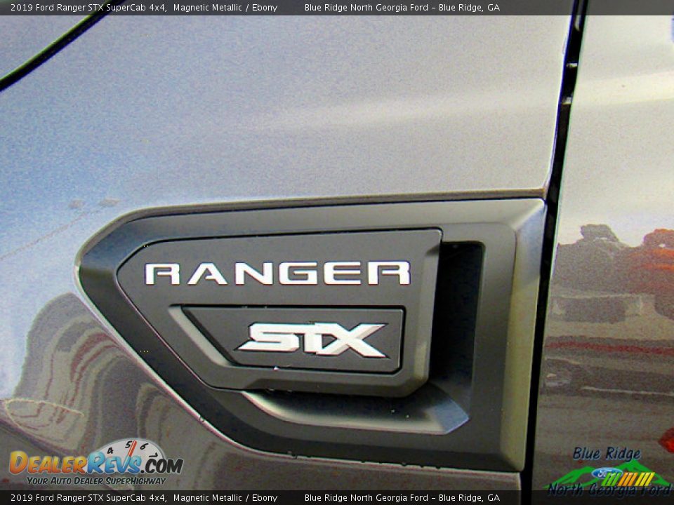 2019 Ford Ranger STX SuperCab 4x4 Magnetic Metallic / Ebony Photo #33