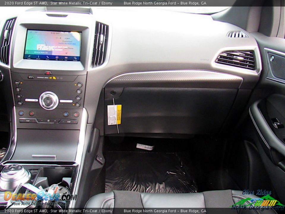 2020 Ford Edge ST AWD Star White Metallic Tri-Coat / Ebony Photo #16
