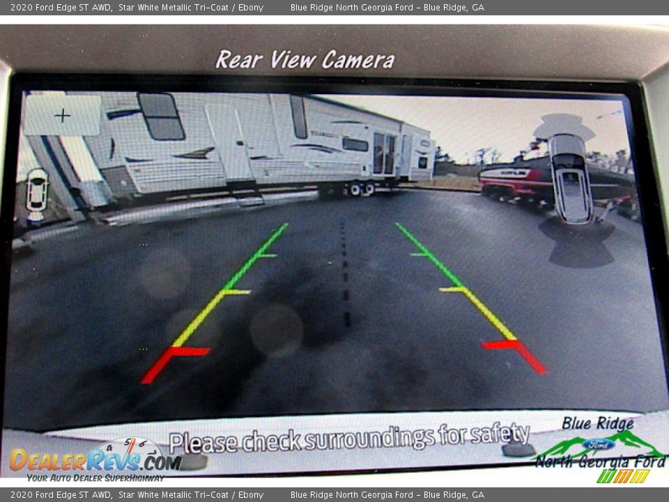 2020 Ford Edge ST AWD Star White Metallic Tri-Coat / Ebony Photo #20