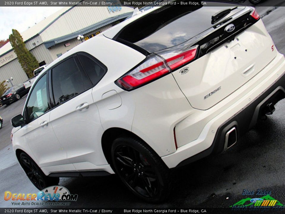 2020 Ford Edge ST AWD Star White Metallic Tri-Coat / Ebony Photo #33