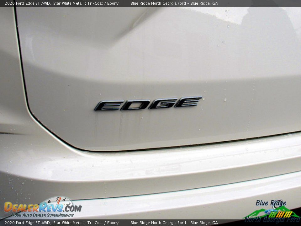 2020 Ford Edge ST AWD Star White Metallic Tri-Coat / Ebony Photo #34