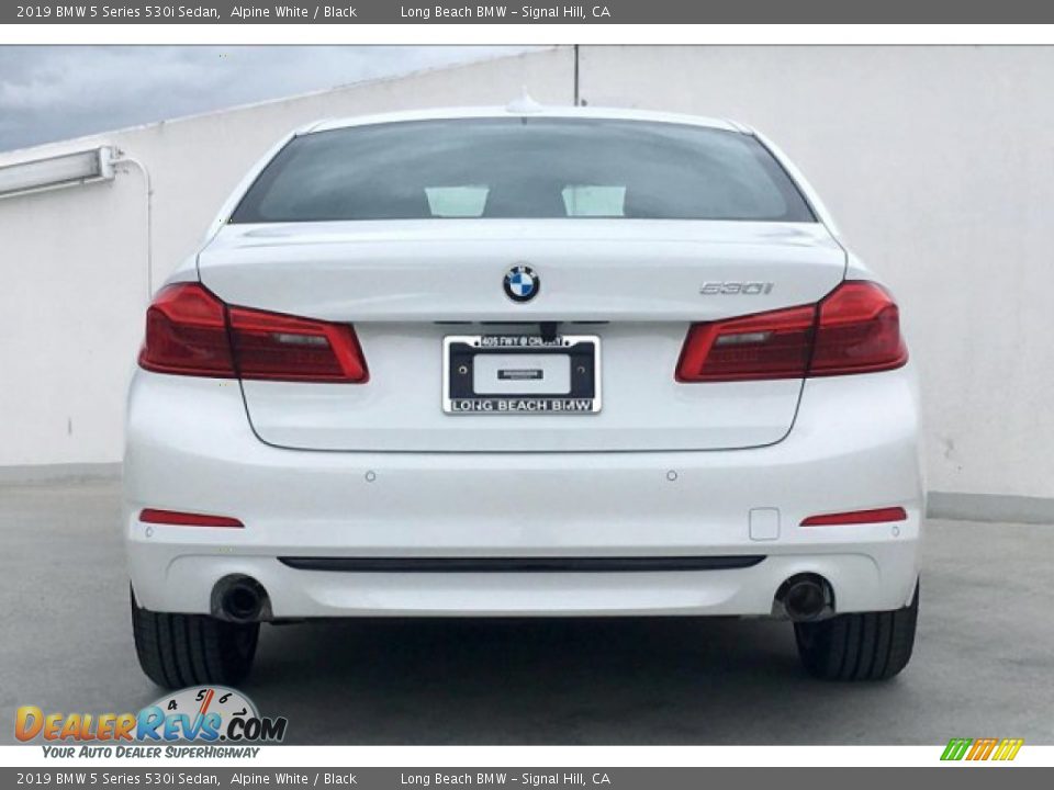 2019 BMW 5 Series 530i Sedan Alpine White / Black Photo #4