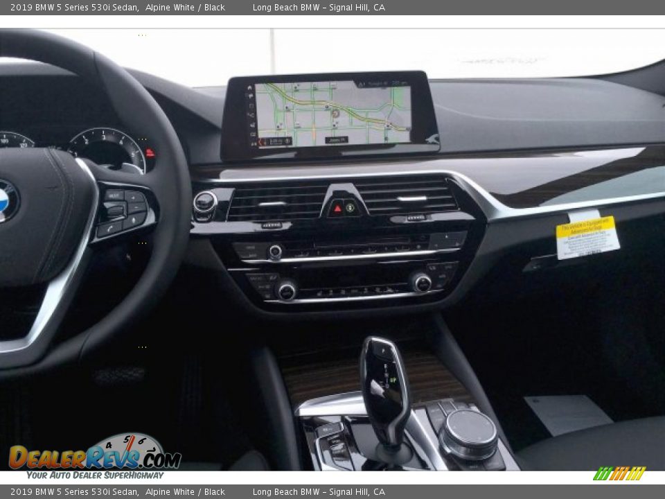 2019 BMW 5 Series 530i Sedan Alpine White / Black Photo #5