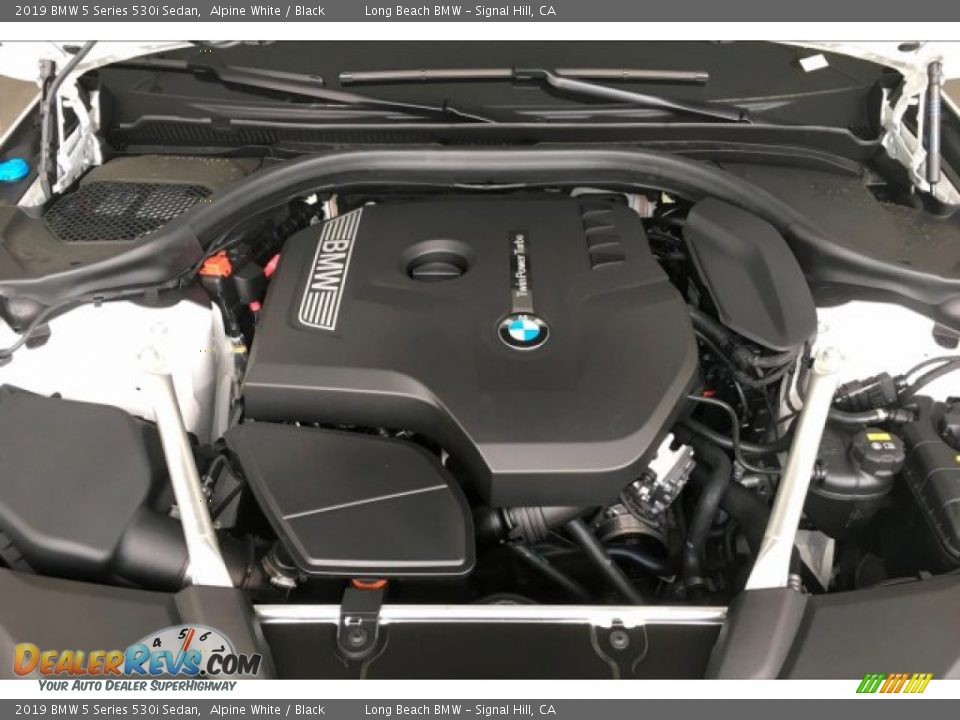 2019 BMW 5 Series 530i Sedan 2.0 Liter DI TwinPower Turbocharged DOHC 16-Valve VVT 4 Cylinder Engine Photo #9