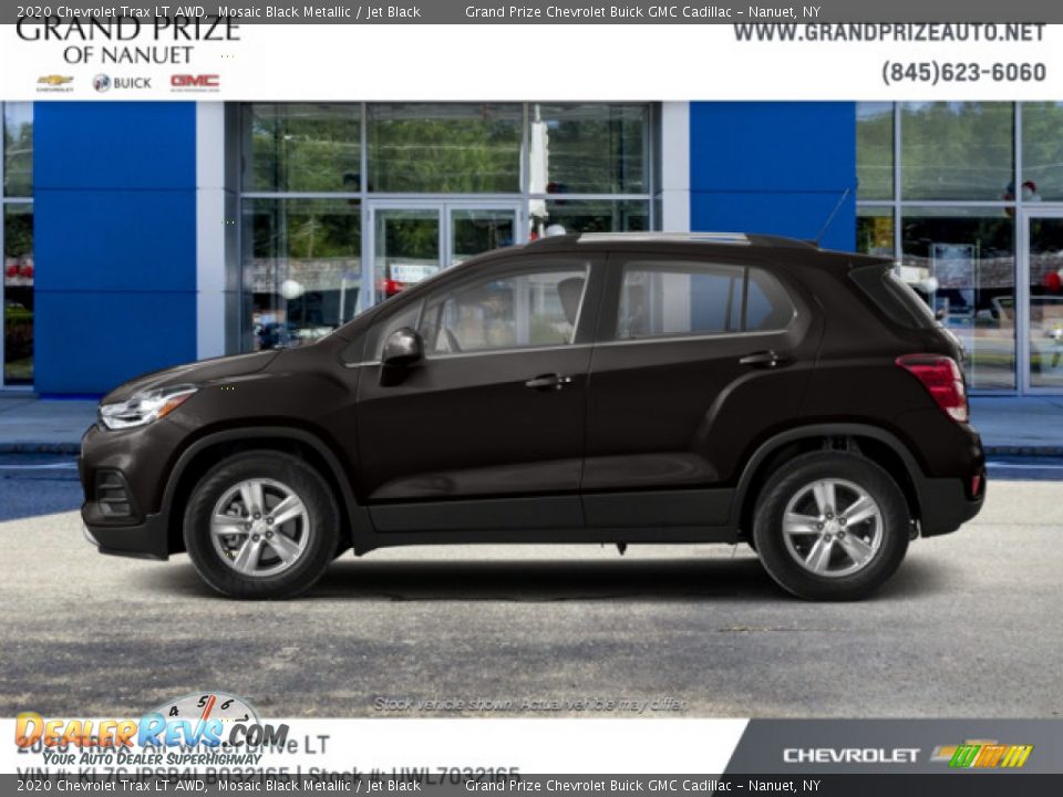 2020 Chevrolet Trax LT AWD Mosaic Black Metallic / Jet Black Photo #2
