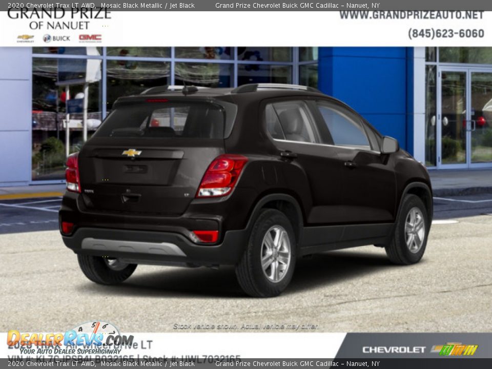 2020 Chevrolet Trax LT AWD Mosaic Black Metallic / Jet Black Photo #3