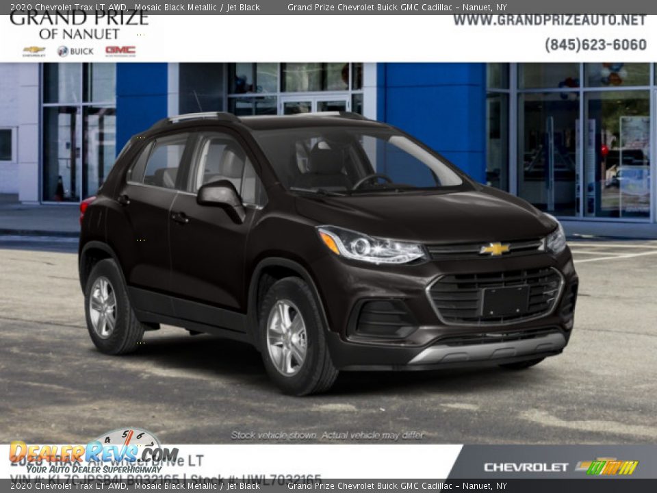2020 Chevrolet Trax LT AWD Mosaic Black Metallic / Jet Black Photo #4