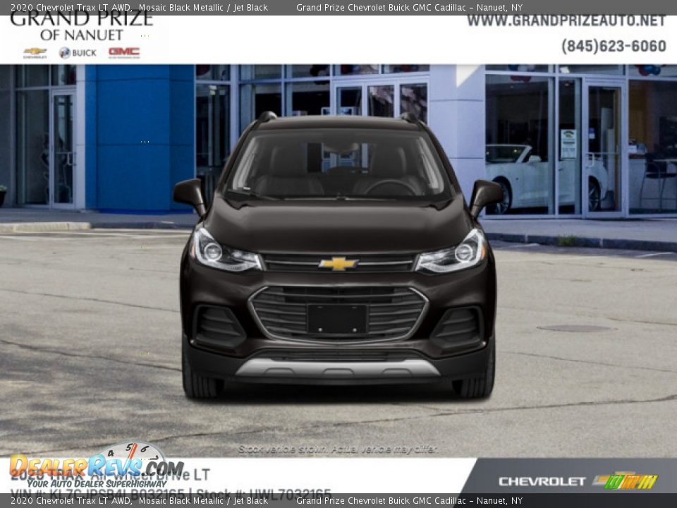 2020 Chevrolet Trax LT AWD Mosaic Black Metallic / Jet Black Photo #7