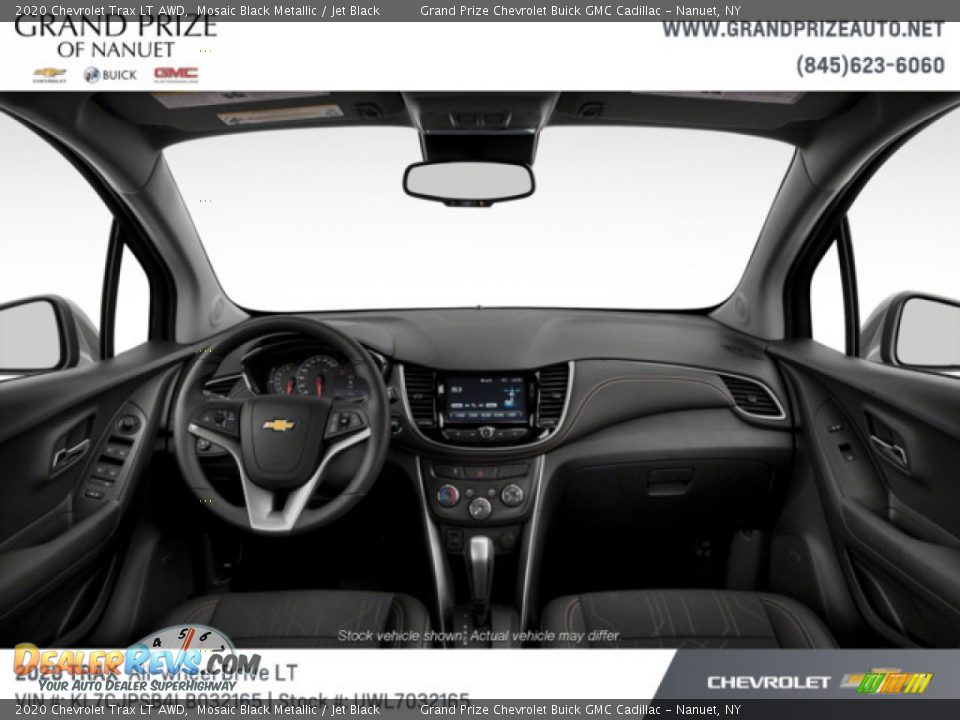 2020 Chevrolet Trax LT AWD Mosaic Black Metallic / Jet Black Photo #10
