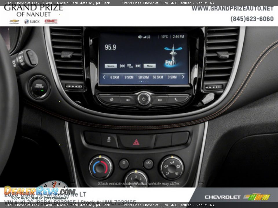 2020 Chevrolet Trax LT AWD Mosaic Black Metallic / Jet Black Photo #12