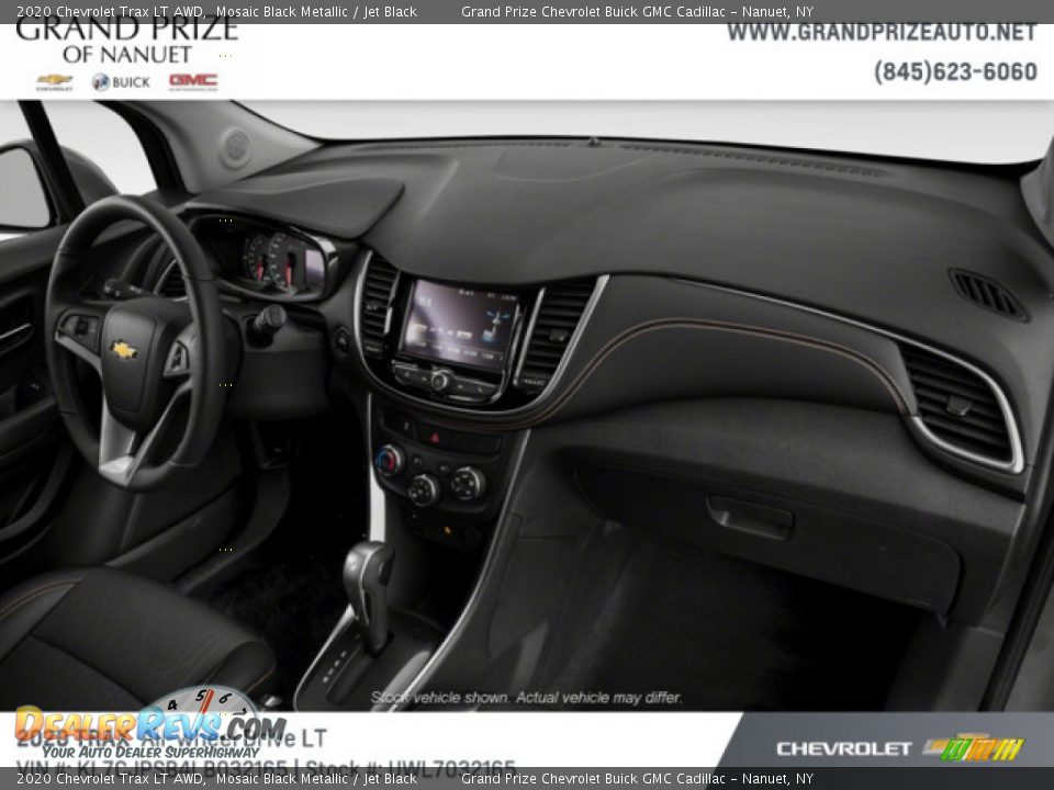 2020 Chevrolet Trax LT AWD Mosaic Black Metallic / Jet Black Photo #14