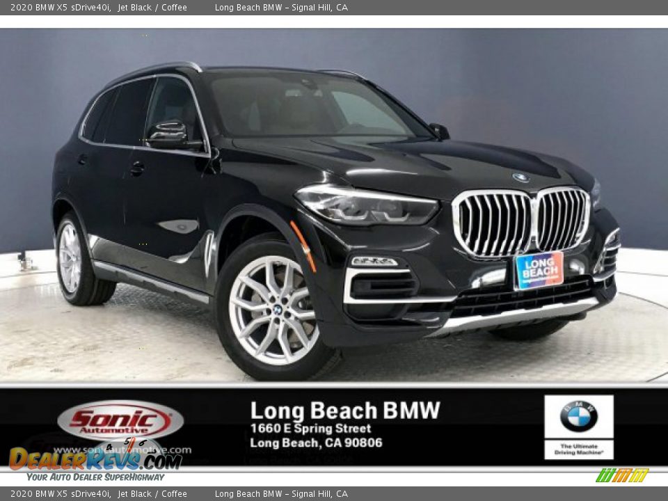 2020 BMW X5 sDrive40i Jet Black / Coffee Photo #1