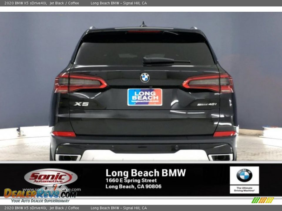 2020 BMW X5 sDrive40i Jet Black / Coffee Photo #3