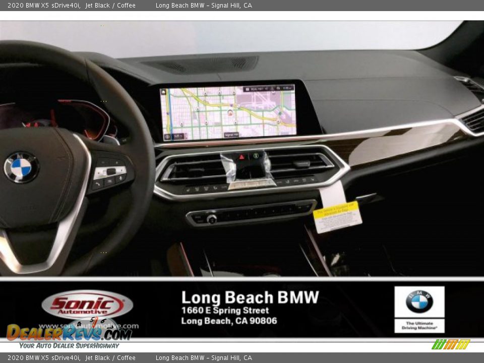 2020 BMW X5 sDrive40i Jet Black / Coffee Photo #5