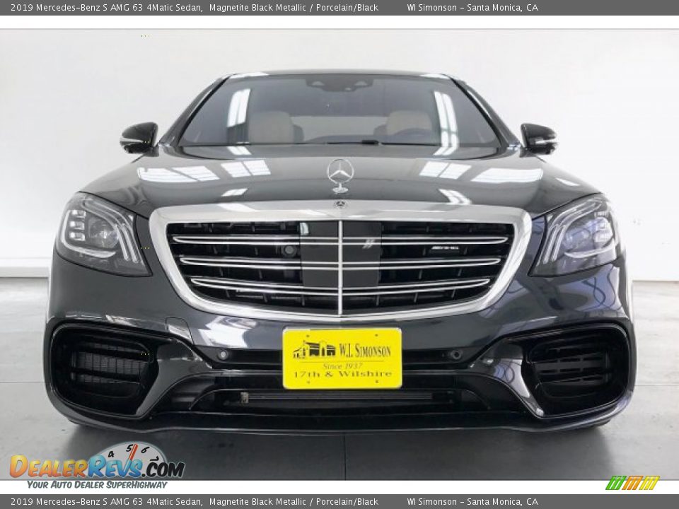 2019 Mercedes-Benz S AMG 63 4Matic Sedan Magnetite Black Metallic / Porcelain/Black Photo #2