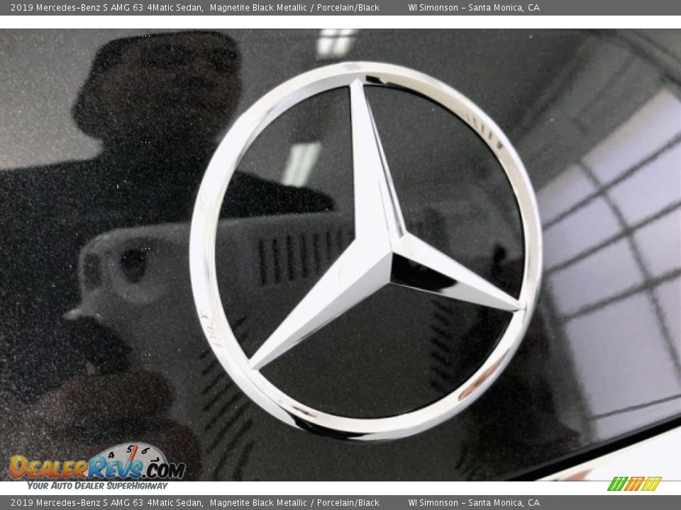 2019 Mercedes-Benz S AMG 63 4Matic Sedan Magnetite Black Metallic / Porcelain/Black Photo #7