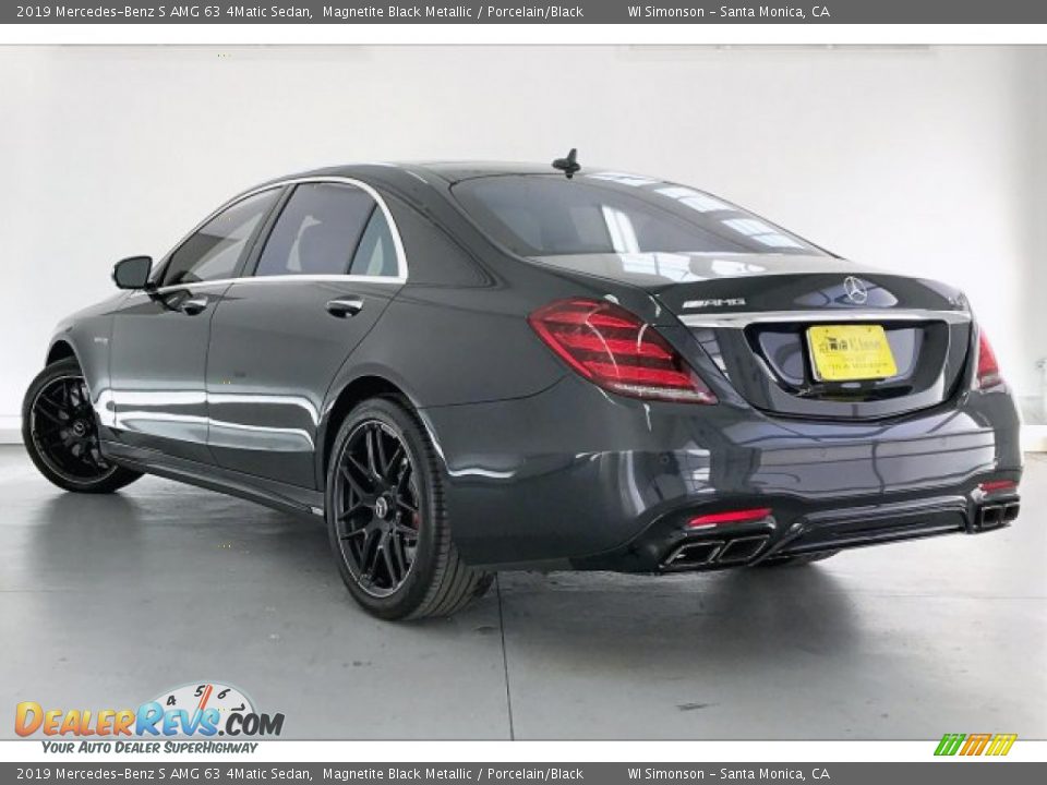 2019 Mercedes-Benz S AMG 63 4Matic Sedan Magnetite Black Metallic / Porcelain/Black Photo #10