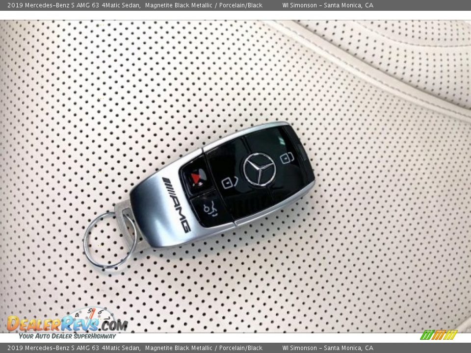 2019 Mercedes-Benz S AMG 63 4Matic Sedan Magnetite Black Metallic / Porcelain/Black Photo #11