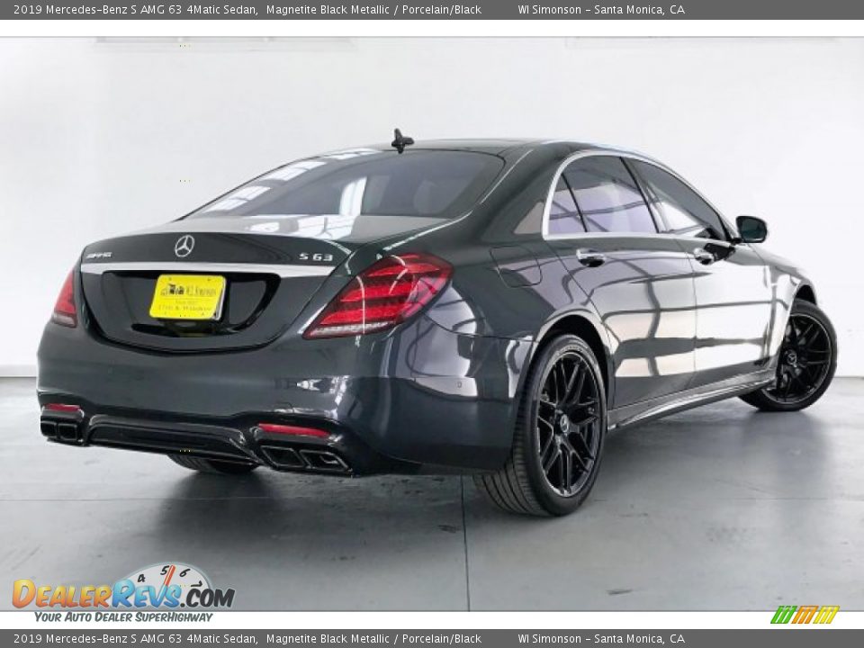 2019 Mercedes-Benz S AMG 63 4Matic Sedan Magnetite Black Metallic / Porcelain/Black Photo #16