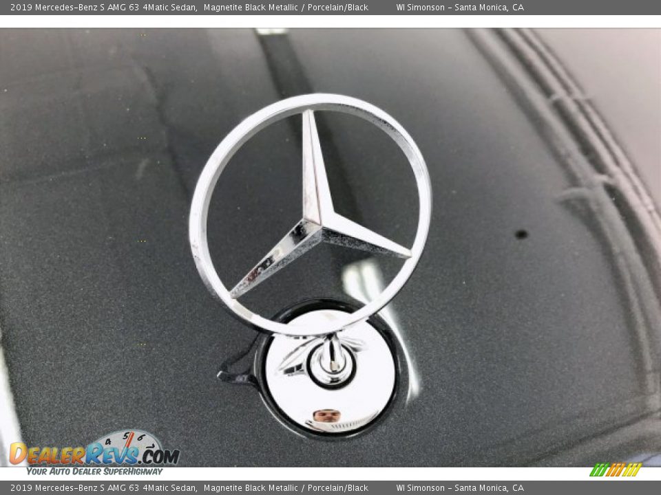 2019 Mercedes-Benz S AMG 63 4Matic Sedan Magnetite Black Metallic / Porcelain/Black Photo #33